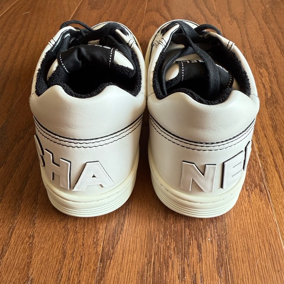 NEW CHANEL Black and White Sneakers - Picture 3 of 4